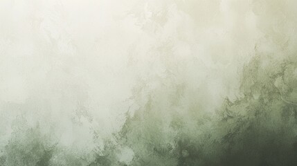 Calming gradient background in light to dark green with hints of grey, white, and beige, perfect for modern design projects