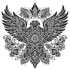  Mandala vector with intricate star designsqwryuokngf .eps