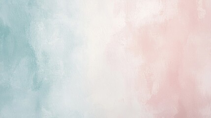 Obraz premium Textured wall transitions from pastel blue to soft pink, creating a mesmerizing backdrop. Perfect for adding color and character to any space