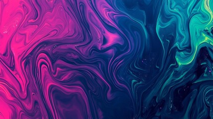 Fototapeta premium Abstract liquid marble background with vibrant pink and blue colors mixing in a mesmerizing fluid art pattern. Perfect for designs related to creativity, art, and imagination