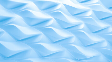 Obraz premium Abstract light blue wavy geometry background white background