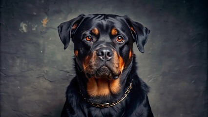Fototapeta premium Rottweiler Dog Animal Portrait