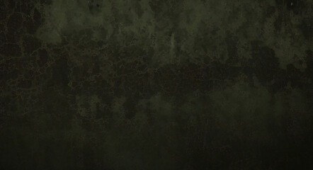 Obraz premium Glitter mist. Paint water splash. Magic spell. Green teal aqua silver gray color gradient shiny smoke veil wave on black abstract art background with free space. 