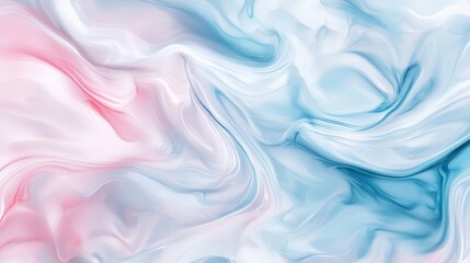 Obraz premium Mesmerizing abstract background with blue and pink liquid paint swirls, perfect for adding elegance to any design project