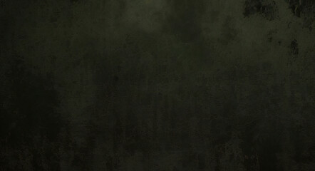 Obraz premium Glitter mist. Paint water splash. Magic spell. Green teal aqua silver gray color gradient shiny smoke veil wave on black abstract art background with free space. 