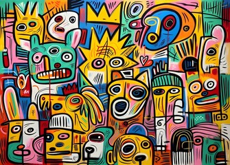 Fototapeta premium Vibraciones Urbanas: Ritmo y Arte