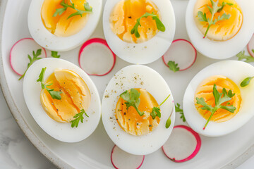 Boiled Egg Dish | Simple and Nutritious Meal with Perfectly Cooked Eggs