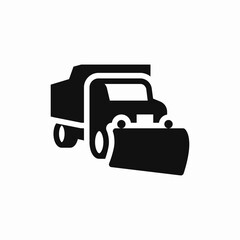 snow blower truck vehicle icon