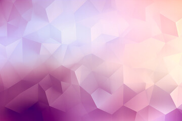 Fototapeta premium Pink Purple Faceted Glow
