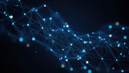Obraz premium Technology Network Background. 