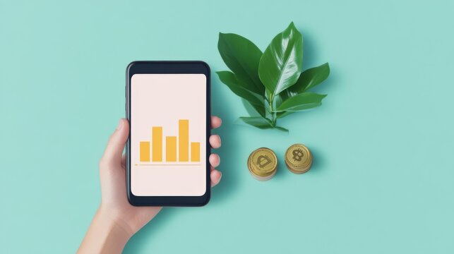 Digital financial tracker with real-time updates on spending and income, real-time finance, budget clarity