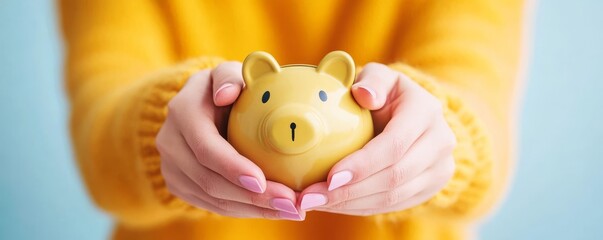 Person setting aside money in a separate account for fun activities, discretionary spending, controlled indulgence