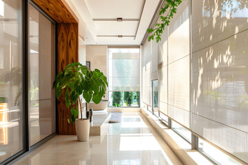 modernly, designed, window, blinds, sleek, functional, treatment, contemporary, homes, apartment, backgrounds, curtain, elegance, furniture, horizontal, hotel, lifestyles, luxury, no people, photograp