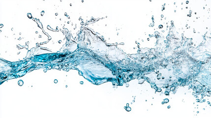 Underwater splashes isolated on white stock photo Water, Splashing, Spray, White Background, Cut Out