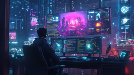 Concept of technology and urban life