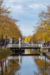 Fototapeta premium Hauptkanal in Papenburg