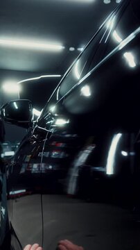 The film shows the application of ppf foil on the interior and body elements. Additional work in the detailing studio with ppf wrapping and ceramic coating.