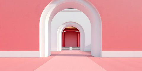 Red Runway in the Forbidden City, China | Iconic Oriental Architecture and Historic Landmark