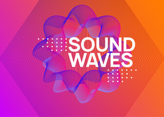 Dj Background. Violet Party Set. Concert Invite. Psychedelic Radio Illustration. Music Banner. Discotheque Festival Graphic. Pink Techno Design. Green Dj Background