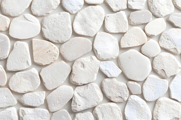 White Big Stone Rustic Dry Cladding Interior Texture | Natural and Textured Wall Finish for Modern Rustic Designs