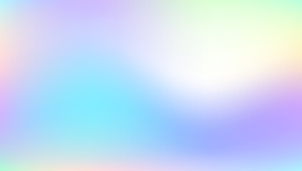 Pearlescent Gradient. Neon Vector. Iridescent Background. Vibrant Paper. Holographic Background. Soft Holography Illustration. Pink Metal Texture. Pastel Cover. Blue Pearlescent Gradient