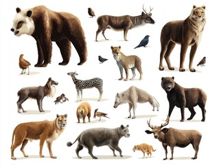 Obraz premium set of animals