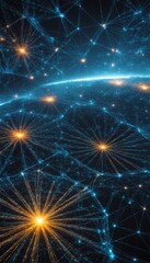 abstract cosmic swirls in deep space