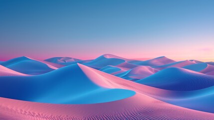 Tranquil Sunset Over Sand Dunes