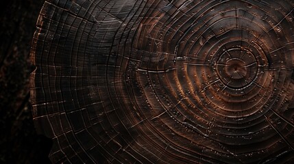 Fototapeta premium Tree Rings Close Up