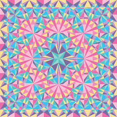 Kaleidoscope pinky full art triangles world
