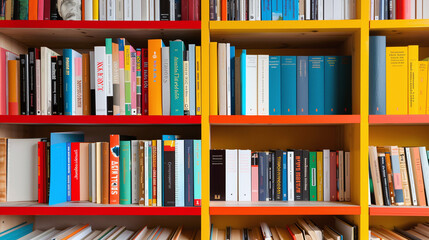 a therapist's bookshelf filled with resources on family therapy