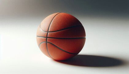 Obraz premium basketball ball isolated on white
