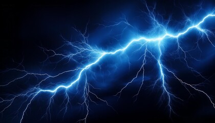 lightning blue lightning background black and dark background dark abstract background blue lightnings electric lightings generative ai