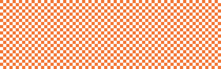 Vector Orange And White Checkered Abstract Background