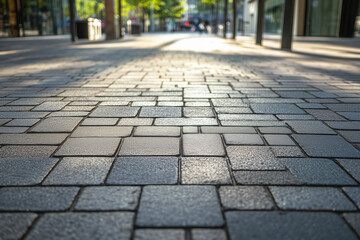 Urban Elegance: An Aggregation of Paving Stones Enhancing City Walkways