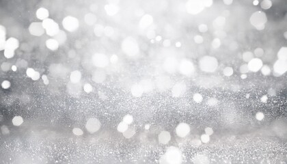luxury white silver particle glitter abstract background for happy new year and merry christmas festive season