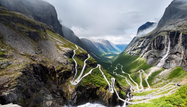 road of the trolls trollstigen norway