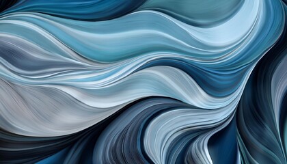 unobtrusive colorful elegant curvy swirl waves background illustration with cadet blue dark slate gray and light blue color