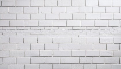 Naklejka premium white brick wall may used as background white texture