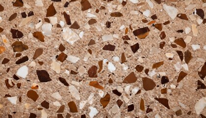 natural brown terrazzo marble stone texture