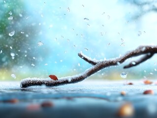 Relentless Hailstorm Batters Frozen Landscape in Medical Crisis Scenario