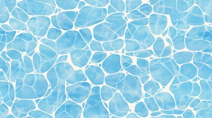 Obraz premium Abstract Watercolor Blue Water Ripples Texture.
