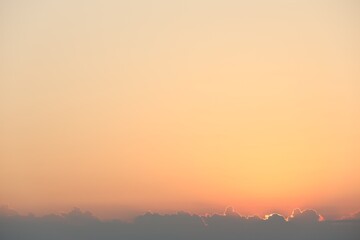 Beautiful view of sky at sunrise in morning
