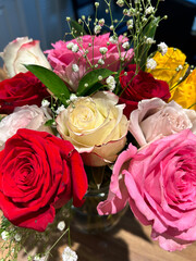 roses from a caring heart