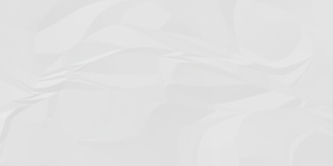 Close up white cardboard crumple creased recycle craft paper texture background. grunge wrinkle old crushed.	
