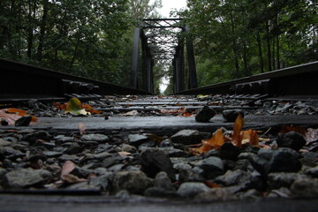 Railroad from the ground
