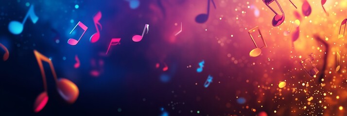 international music day background concept with copy space