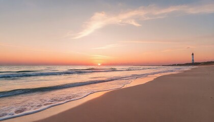 Fototapeta premium sunset on the beach