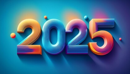 Happy new years 2025 background gradasi keren