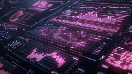 Obraz premium Stock Market and Forex Trading Graph Background with Financial Data